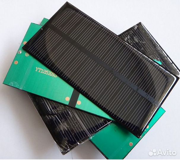 Солнечная панель 110x60, 6 В, 1 Вт