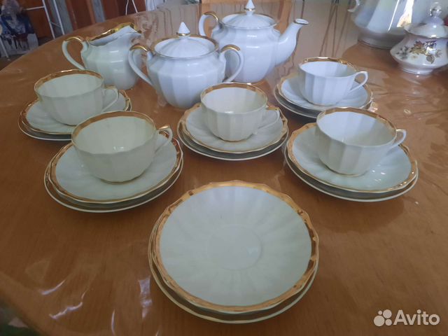 Сервиз Золотая лента Вербилки СССР