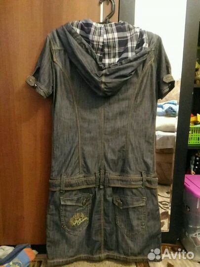 Платье джинсовое