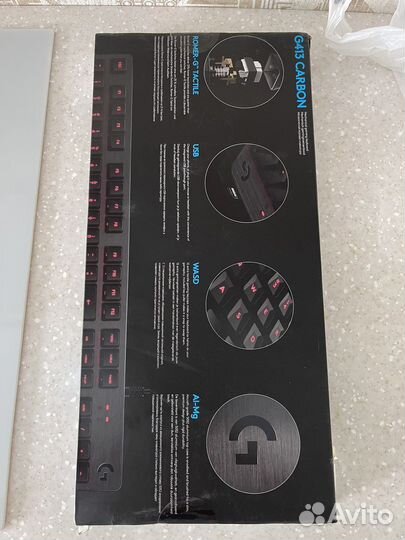 Игровая клавиатура logitech g 413 carbon