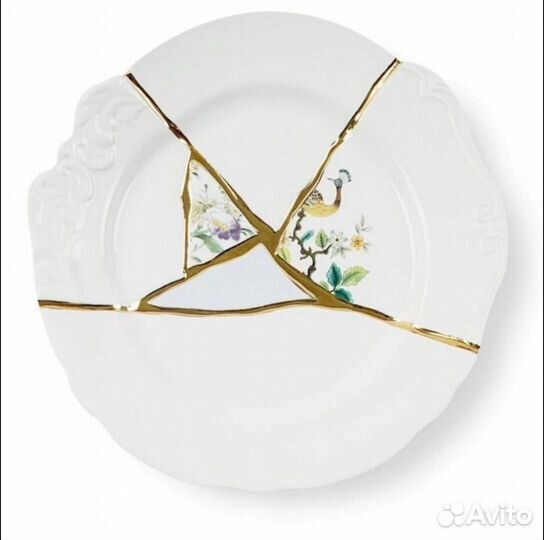 Тарелки 21 см Seletti Kintsugi