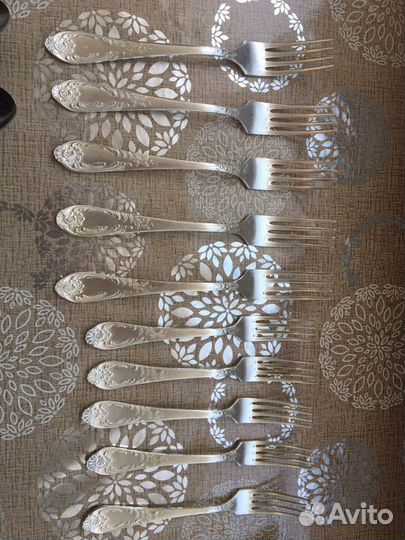 Мельхиоровые столовые приборы