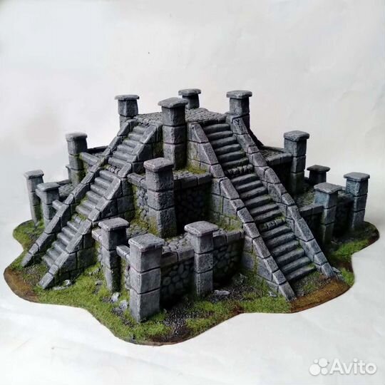 Игровой террейн - древний храм