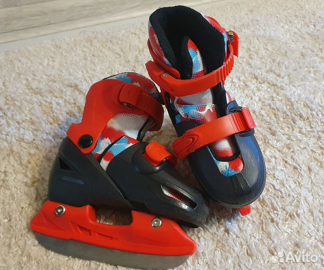 Ролики/коньки детские 3-в-1 р-р S