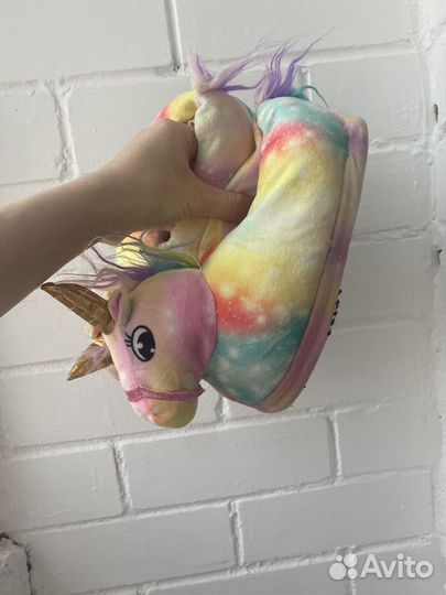 Тапки детские единорог 30 размер