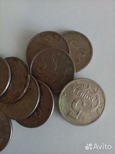 Обмен монетами 5к, 1к