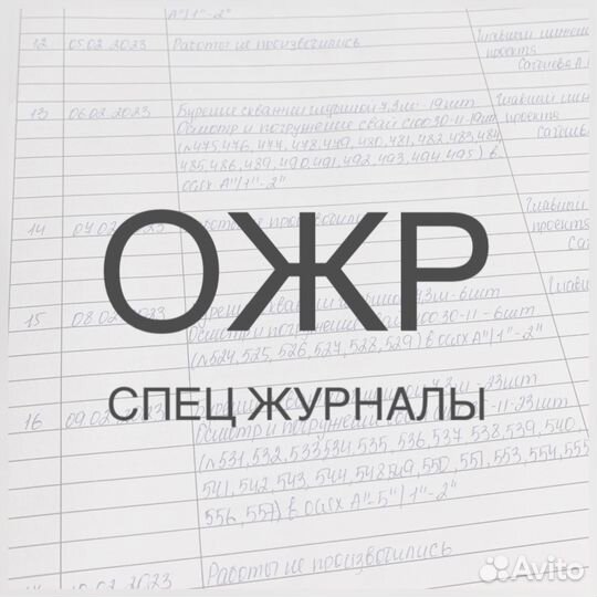 Написание ожр в соответствии с нд