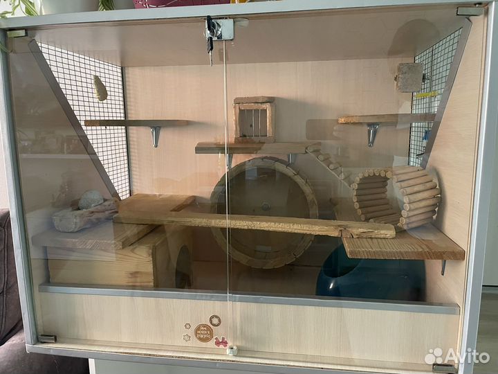 Клетка витрина для шиншиллы дегу белки хорька