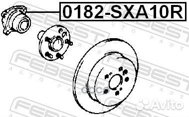 Ступица 0182-SXA10R 0182-SXA10R Febest