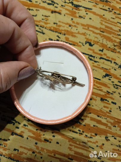 Брошь серебро СССР