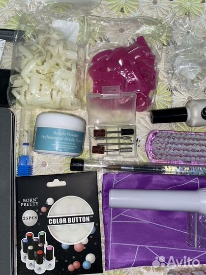 Гель лак, аппарат для маникюра, верхние формы