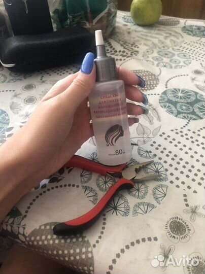 Набор для снятия нарощенных волос