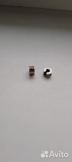 Шармы- ограничители Пандора,серебро с золотом