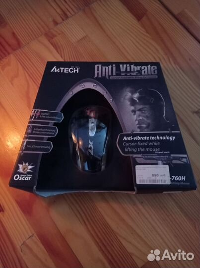 Игровая мышка A4 Tech XL-760H Laser 3600dpi USB