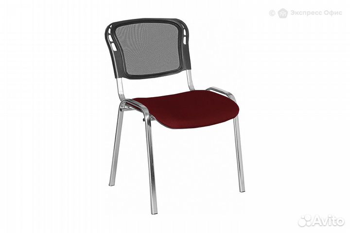 Стул офисный Изо хром сетка однослойная плюс