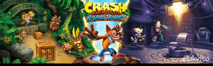 Crash bandicoot все серии игр ps4 ps5