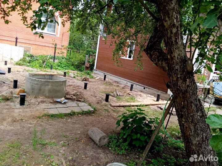 Винтовые сваи + монтаж