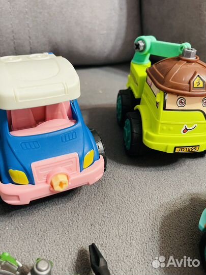 Детские машинки и лего игрушки пакетом