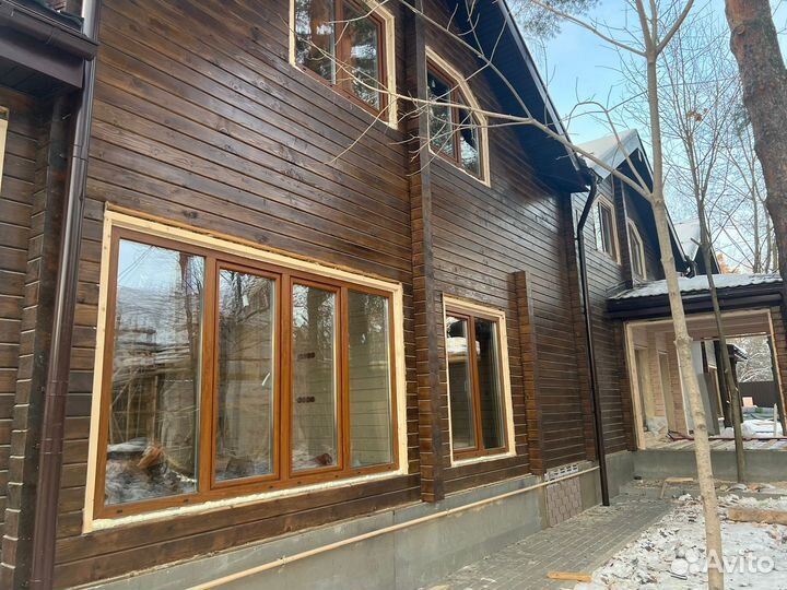 Строительство домов из профилированного бруса ключ