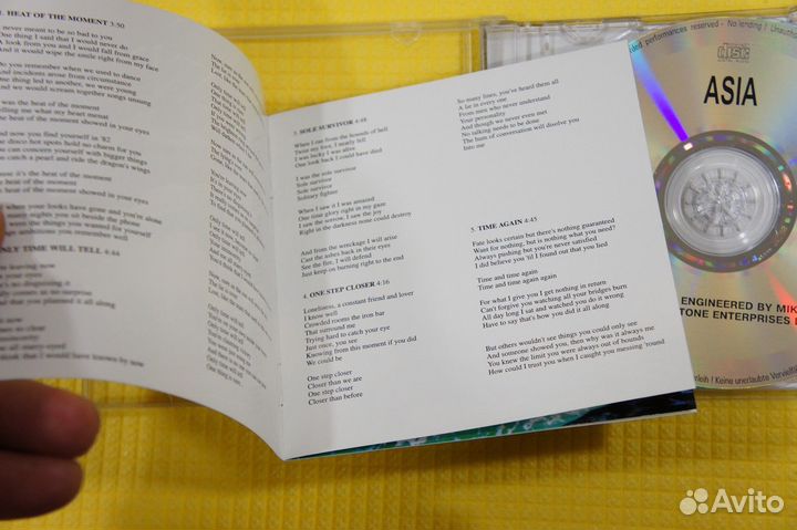 Asia - 1982 - CD - буклет