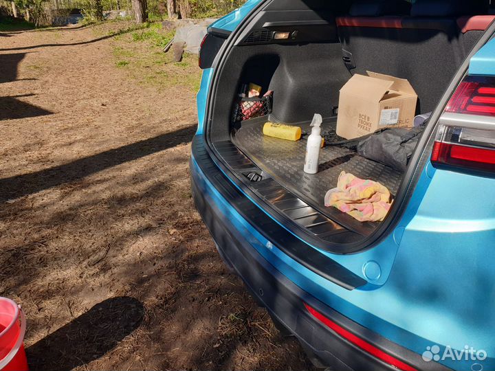 Накладка заднего бампера geely кулрей