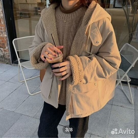 Куртка женская демисезонная двусторонняя 46-48