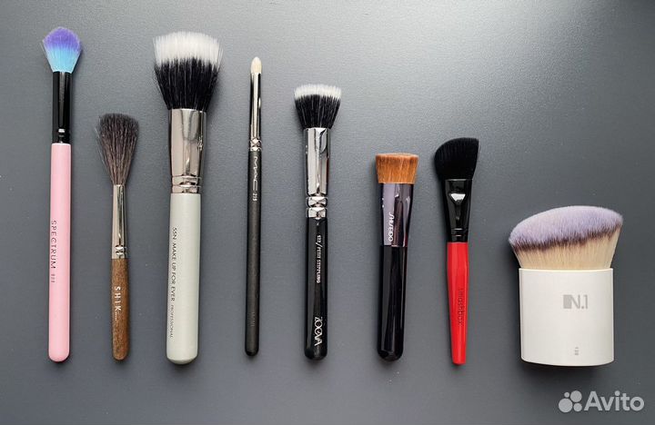 Кисти Mac,Shiseido,Make up for ever,Zoeva,Smashbox