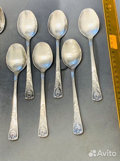 Ложки столовые и десертные мельхиор