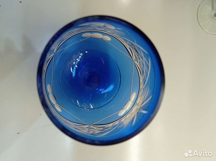 Ваза из цветного хрусталя Германия