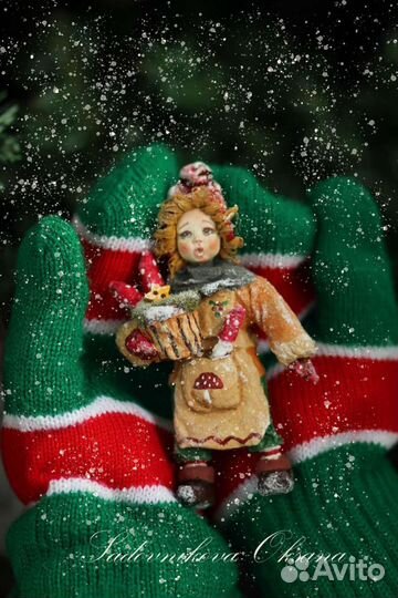 Новогодние игрушки на ёлку подарокватные ёлочные