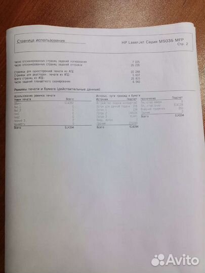 Принтер чб hp laser jet M5035 mfp