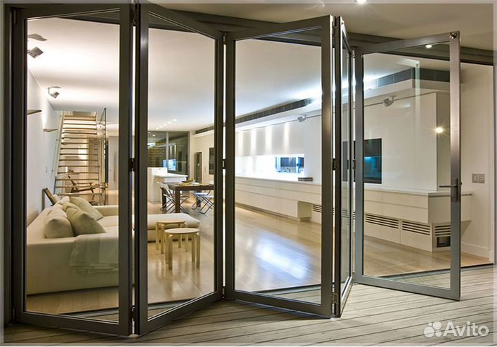 Витражи, раздвижные двери, порталы, панорамное