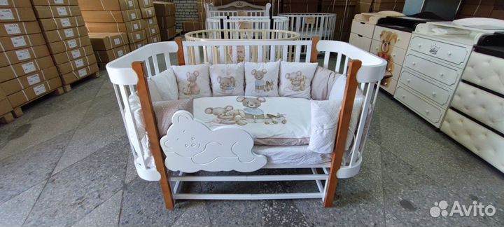 Кровать детская Солнышко 3в1