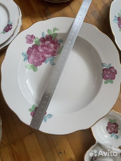Столовый сервиз сирень дулево СССР