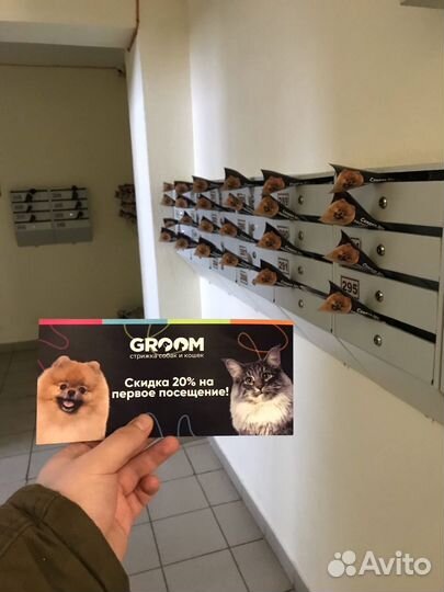 Промоутер Раздача листовок Расклейка объявлений