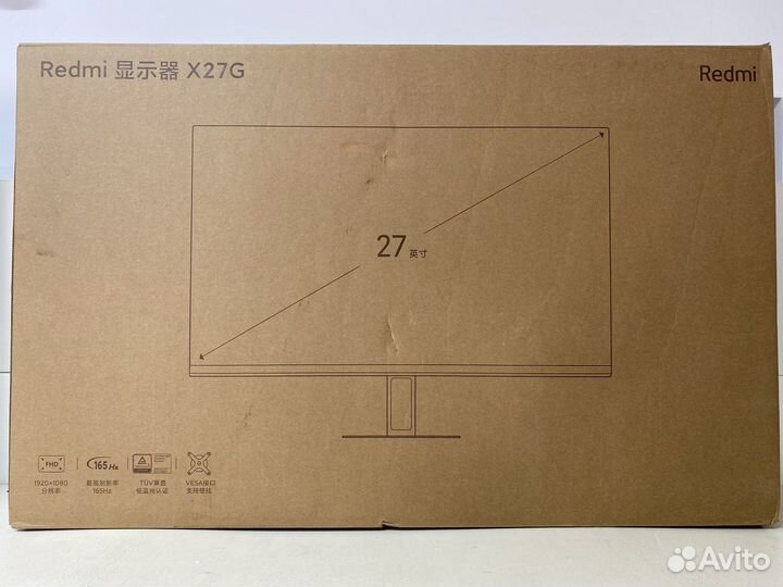 Монитор xiaomi redmi g24, g27 165hz