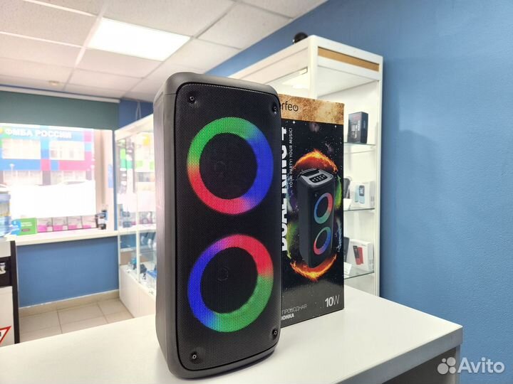 Беспроводная колонка Perfeo Dual Ring 4 (вр80)