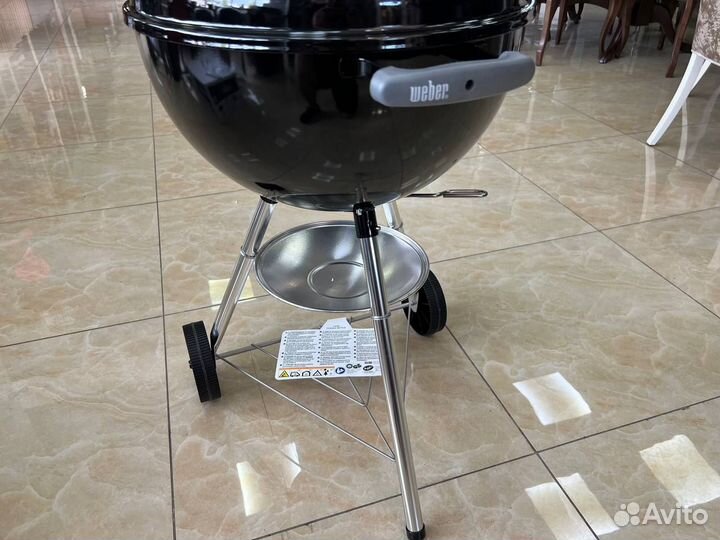 Угольный гриль weber classic kettle 47 см черный