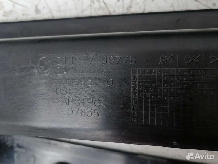 Накладки багажного проема BMW X6 E71