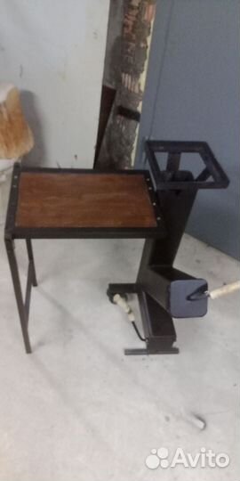 Ракетная печь со складным столиком + кочерга