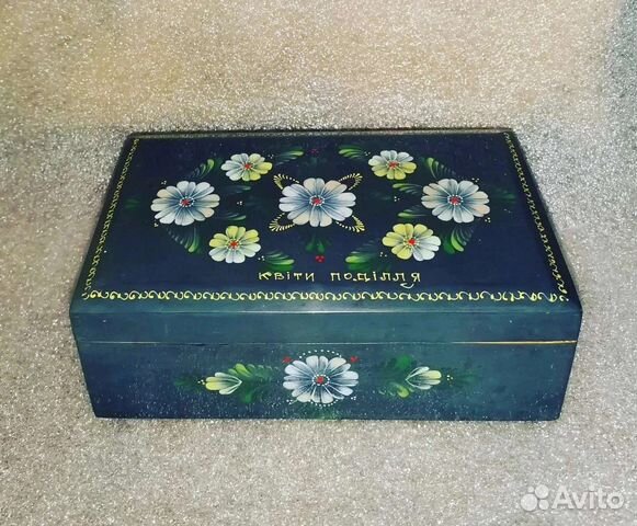 Цветы Подолья шкатулка СССР