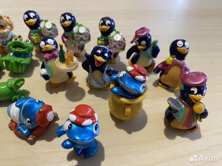 Киндер Львы, динозавры, лягушки, акулы и пингвины