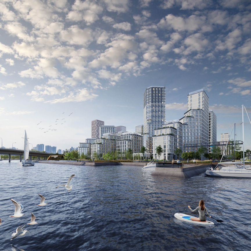 2-к. квартира, 74,6 м², 6/17 эт.