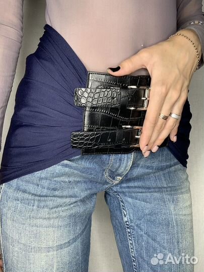 Ремень пояс женский широкий