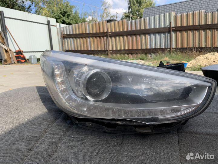Фара на hyundai solaris 1 линза