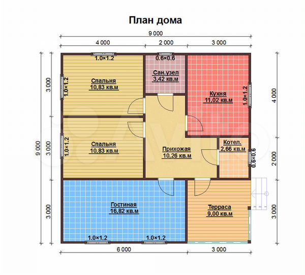 Дом 81 м² на участке 12 сот.