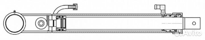 Гидроцилиндр лв 185.74.530 Ф80