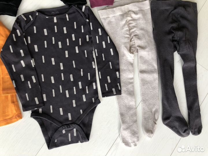 Пакет детских вещей zara next hm