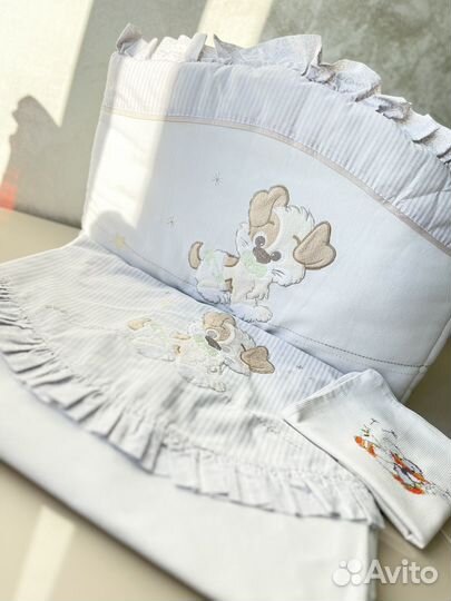 Комплект детского постельного белья + борта