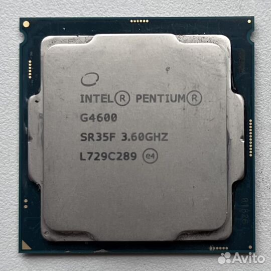 Процессор Pentium G4600